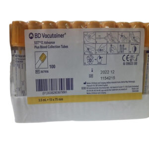 BD Vacutainer SST II Advance Tube 13x75mm 3.5ml Gold
