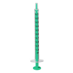 Low Dead Space Syringe Luer Slip 1ml