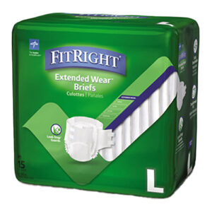 Medline Extended Wear Briefs – Large