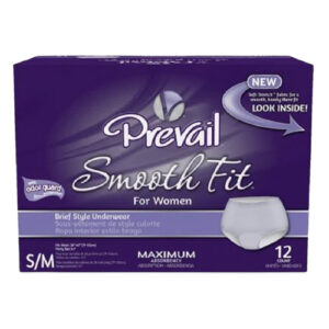 Prevail SmoothFit For Women Brief Style Underwear Small/Medium 70-100cm 1500ml