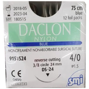 Daclon Nylon 4-0 24mm RC 75cm
