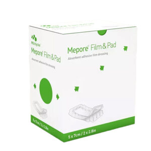 Molnlycke Mepore Film & Pad Square Dressing 5x7cm