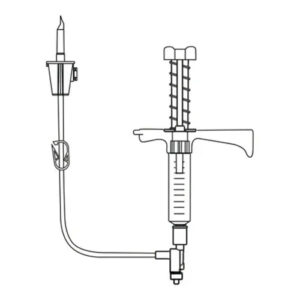 B Braun Multi-AD Fluid Dispensing System 10cc Luer Lock Syringe With 41" Transfer Set