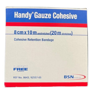 Handy Gauze Cohesive Retention Bandage 8cm x 10m