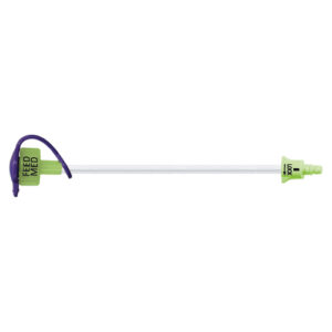 AMT MiniONE 2" Glow Green Straight Bolus ENFit Medication Set With Cap