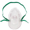 Oxygen Mask Adult Medium Concentration Elongated Shape Without Tubing