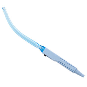Yankauer Handle (8mm) – Straight Tip with On/Off Switch – Double Wrap