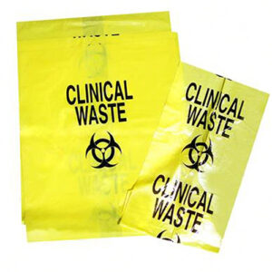 Clinical Waste Bags 56.5cmx99cm 60 Litre 50um