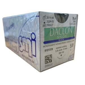 Daclon Nylon 5-0 19mm RC 75cm