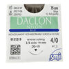 Daclon Nylon 4-0 19mm RC 45cm Blue