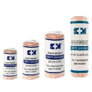 Aaxis S+M Elastic Heavy Weight Crepe Bandage 10cmx1.8 4m Flesh
