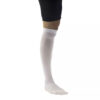 Ted Anti-Embolism Knee Length Stocking White Medium Regular Closed Toe