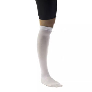 Ted Anti-Embolism Knee Length Stocking White Medium Regular Closed Toe