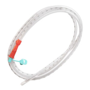UNOQUIP Duodenal Ryles Tube X-Ray Line With Closed Tip 4eyes No Mandrin Funnel With Luer Adapter 1210mm CH18