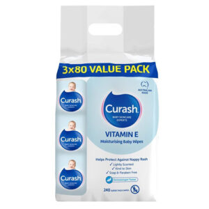 Curash Vitamin E Moisturising Baby Wipes