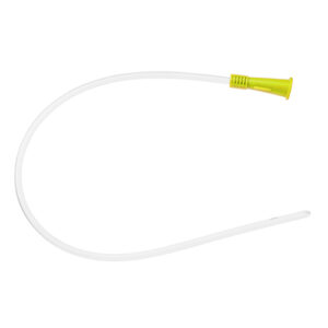UNOQUIP Male Intermittent Catheter With Nelaton Tip Gently Rounded Eyes 37cm CH20 Hospital Pack