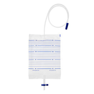 UNOQUIP Q3 Urine Drainage Bed Bag Non-Return Valve T-Tap Outlet Non-Sterile 2000ml 90cm Tube Single Packed