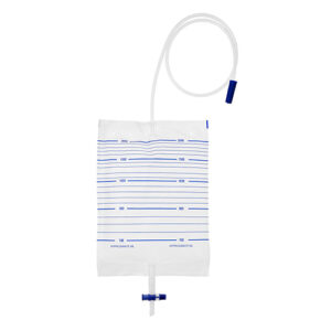 UNOQUIP Q3 Urine Drainage Bed Bag Non-Return Valve T-Tap Outlet Non-Sterile 2000ml 120cm Tube Single Packed