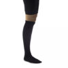 Ted Anti-Embolism Knee Length Stocking Black Large Long Closed Toe