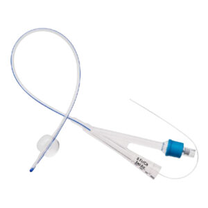 UNOQUIP Pediatric 100% Silicone Foley Catheter With Preloaded Stylet 2-Way 3ml Balloon CH8 31cm