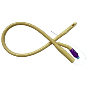 UNOQUIP 2-Way Hydrophilic Latex Foley Catheter Nelaton Tip 10ml CH22