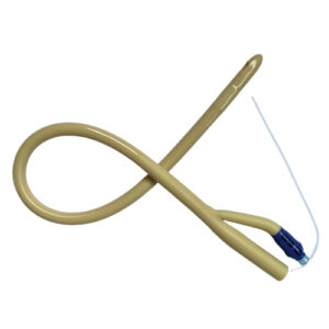 UNOQUIP 2-Way Hydrophilic Latex Foley Catheter Nelaton Tip 10ml CH24