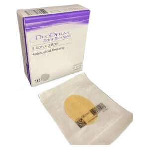 DuoDERM Extra Thin Spots Hydrocolloid Oval Dressing 4.4cm x 3.8cm