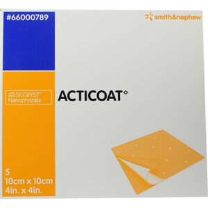 Smith+Nephew Acticoat 3 Day Antimicrobial Barrier Dressing 10 x 10 cm