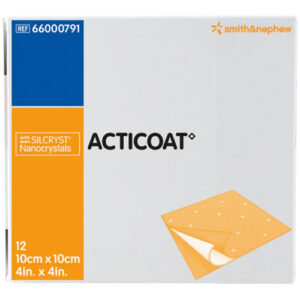 Smith+Nephew Acticoat 3 Day Antimicrobial Barrier Dressing 10 x 10 cm