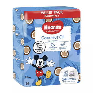 Huggies Thick Baby Wipes Coconut Oil