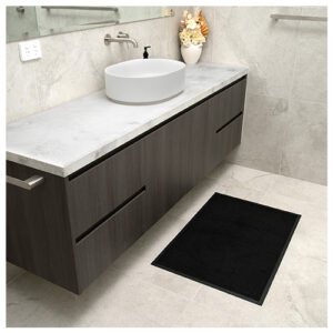 Staydry Low Profile Non-Slip Black Floor Mat 60x120cm 