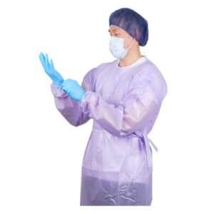 Owear Purple AAMI Level 2 Impervious Regular Gown Sonically Bonded