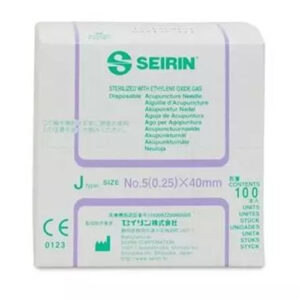 Seirin Needles – J-Type – 0.25 x 40mm