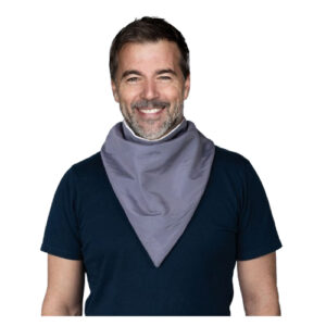 Staydry Stud Closure Waterproof Grey Bandana