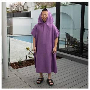 Staydry Adult Hooded Microfibre Towel Purple