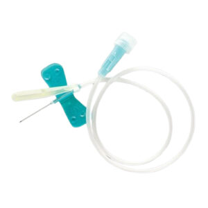 Surshield Safety Winged Infusion Sets 9cm Tubing 23Gx19mm Blue