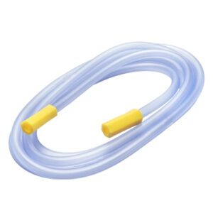 UNOQUIP Non-Sterile Standard Heavy Duty Suction Tubing With Yellow Hexagonal Connectors 3.0m Length