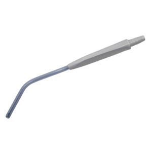 UNOQUIP OR Safety Conventional Yankauer Handle Medium With No Vent Single Bend 4 eyes 135mm