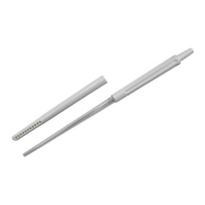 UNOQUIP OR Safety Poole Handle Yankauer X-ray Visible With No Vacuum Control 2 eyes 175mm Length